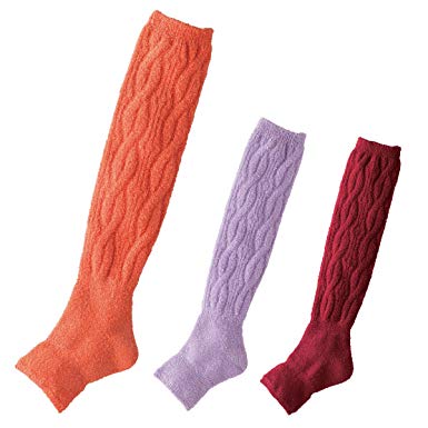 夜用快眠ウォーマー【お得な３足セット】寒い冬でも足ぽかぽかぐっすり快眠！！【発熱・保温繊維 moist使用】内側全面起毛/もこもこ/ふわふわ