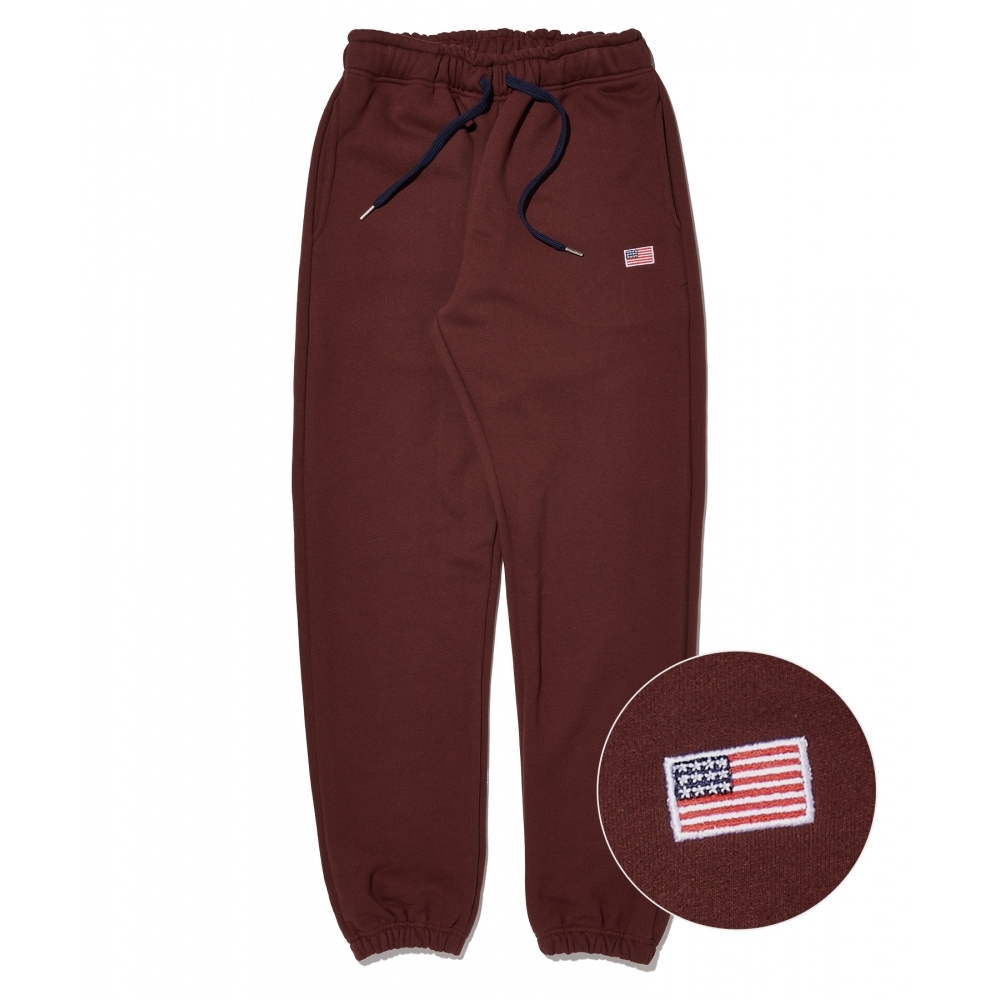 ペーパーボーイニューヨークシティスウェットパンツ-バーガンディ