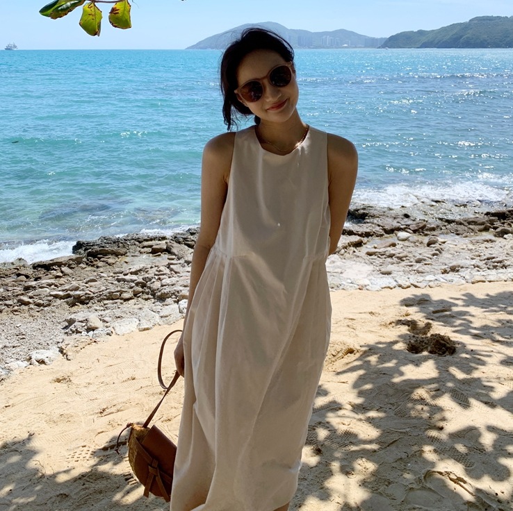 ノースリーブワンピース ワンピース フレアワンピース ロング ロング丈 袖なし ノースリーブ ラウンドネック フレア 綿 かわいい 大人可愛い きれいめ シンプル カジュアル 大人 上品 おしゃれ 12,921円