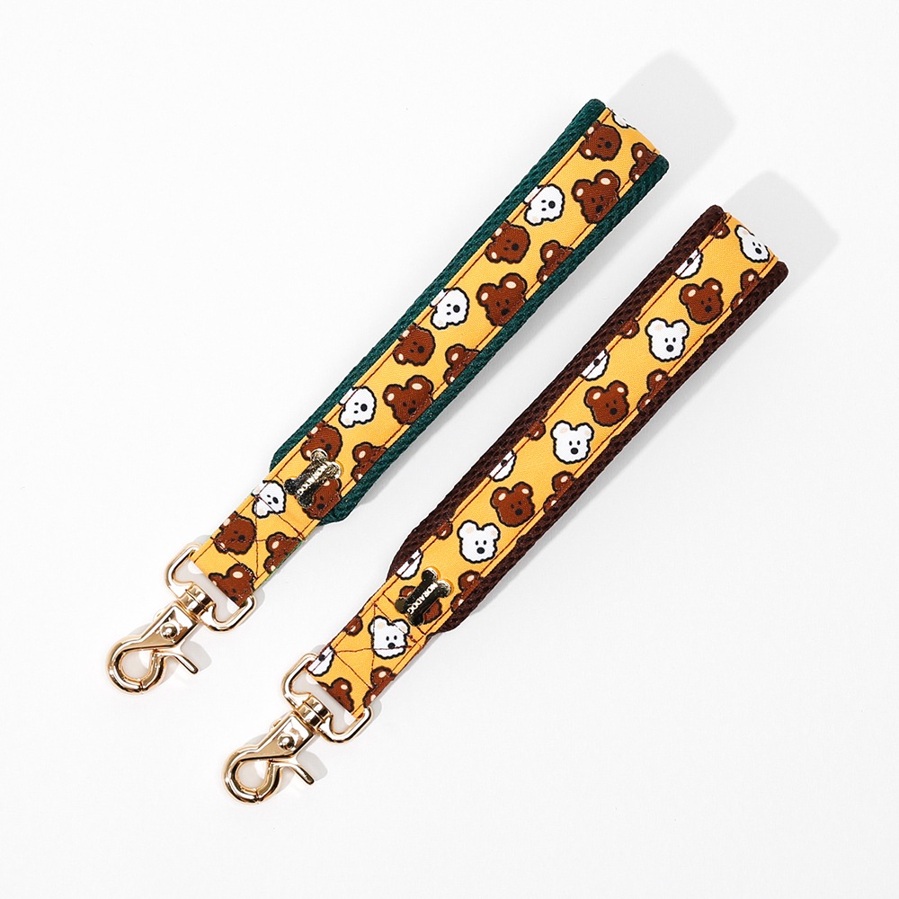 BoBo&ChuChu Short Leash Brown/Green