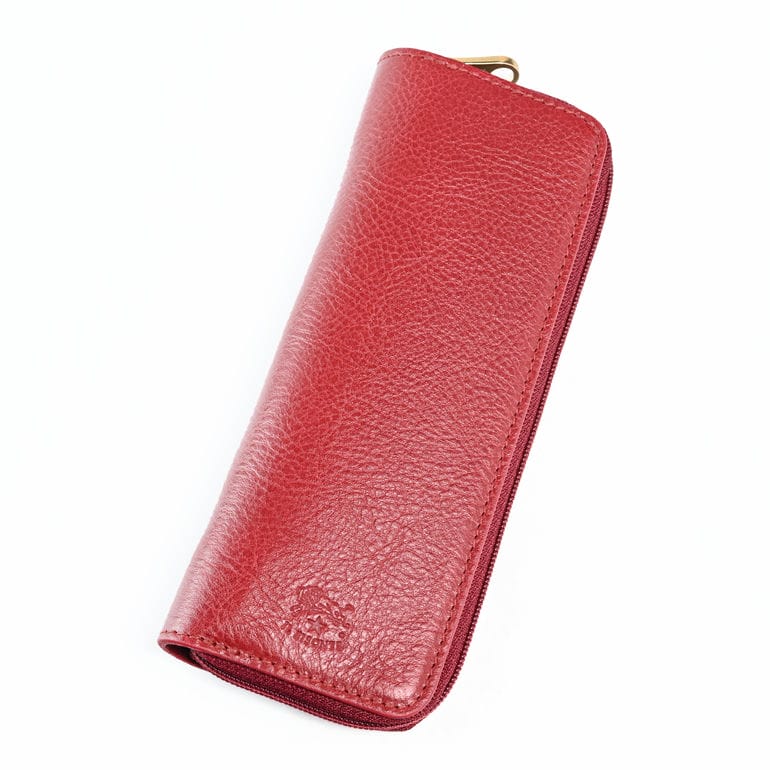 ペンケース ペン入れ 筆箱 メンズ レディース バケッタレザー レッド ODE049PV0005RE167