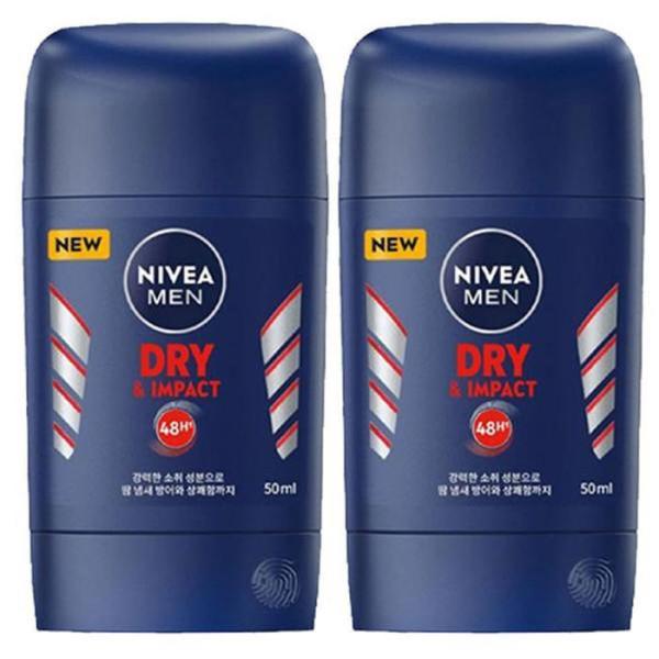 XBII2NJ4 デオドラント スティック メンズ ドライ インパクト 50ml x 2本
