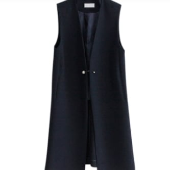 トップス ベスト ジレ ロング丈 袖なし 襟付き 前開き ボタン ポケット かわいい 大人可愛い シンプル カジュアル 大人 上品 おしゃれ お洒落 かっこいい レトロ 大人女子 こなれ感 クール 8,421円
