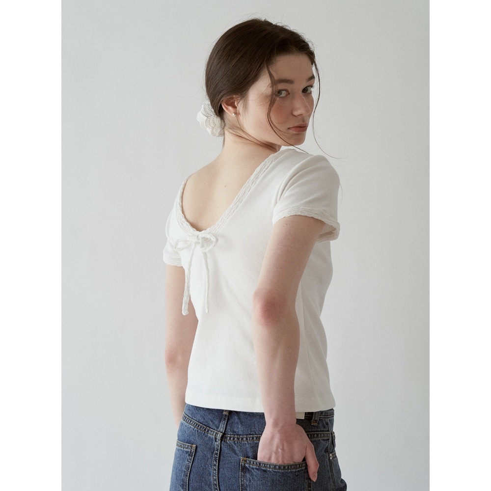 JASP クラウドリボンTシャツ（ホワイト） 9,127円