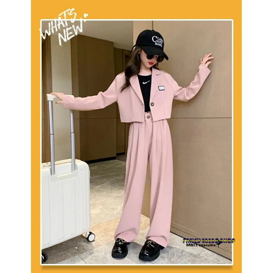 ラケット陸上格闘技ダンスおしゃれ フォーマル 6年生 パンツ 小学校卒業式スーツ 小学生 子供服 女の子 卒服 スーツ ブ パンツ 2点セット スーツ 子供スーツ 韓国 160 【制服標準装備