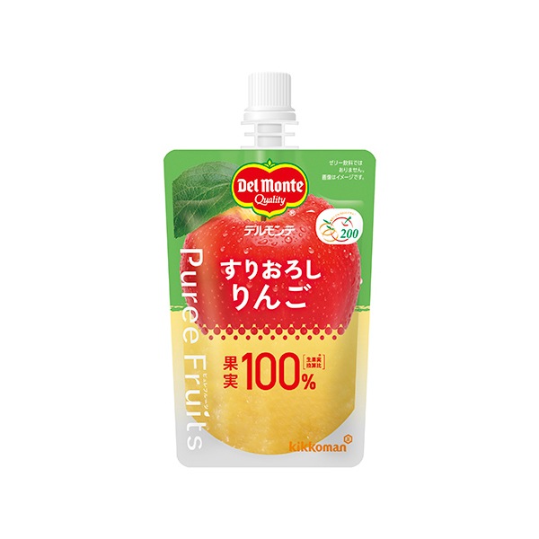 デルモンテ ピュレフルーツ すりおろしりんご紙 110g×30 メーカー直送