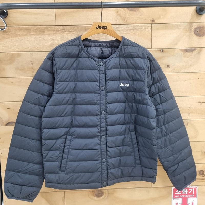 男女共用ノーカラー軽量ダウンジャンパーJP4JPU492BK