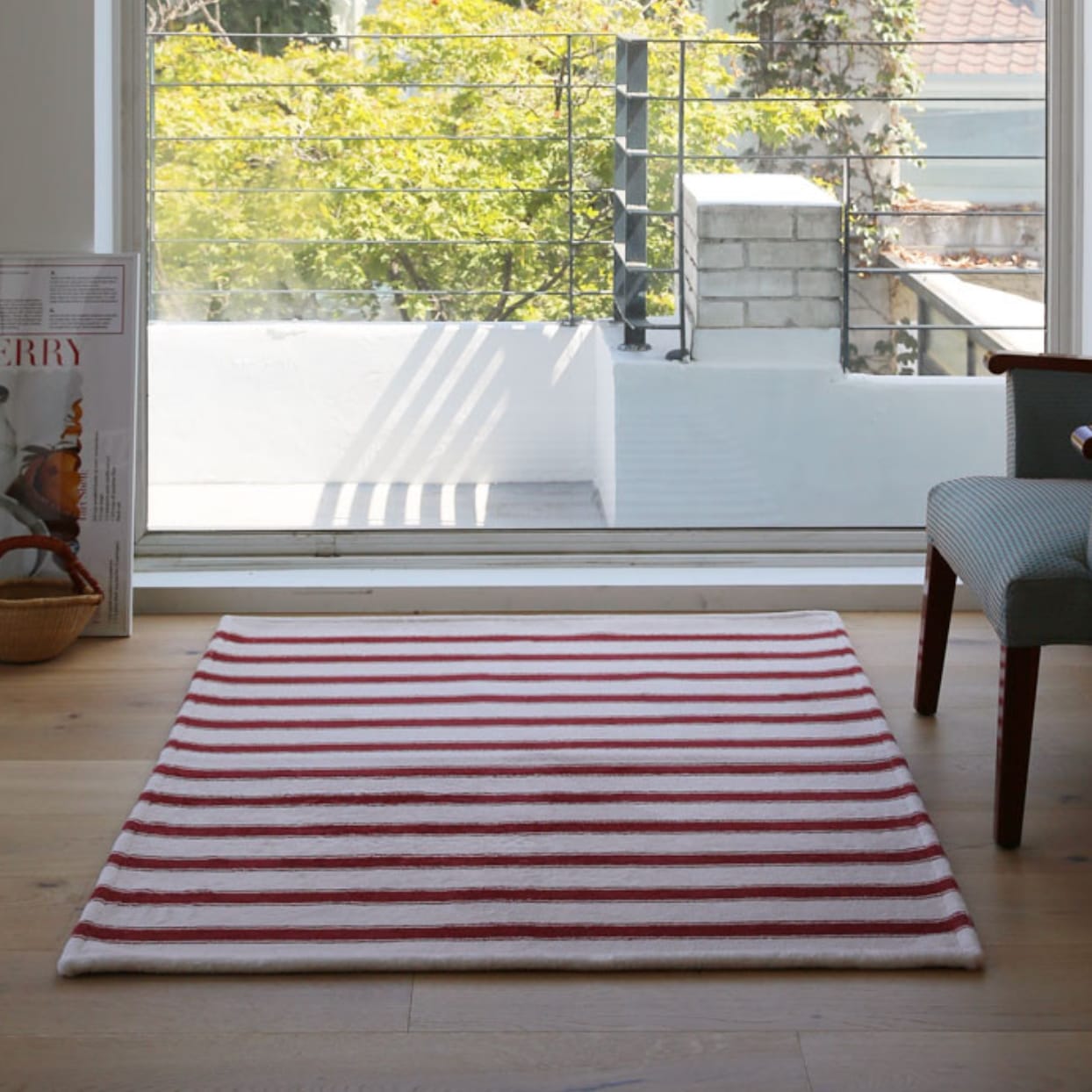 レッドクロケットラグ 100x150 150x200 170x230