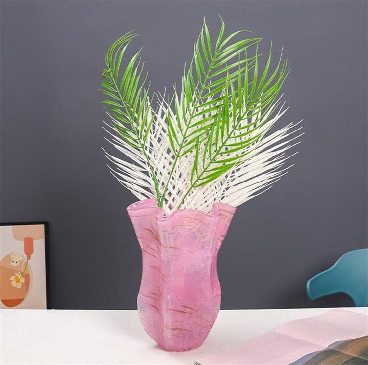 INSスタイル 花瓶 ジョーの贈り物 大人気 装飾 純手作り ガラスの花瓶 置物 リビング 食卓 シンプル 水耕栽培器