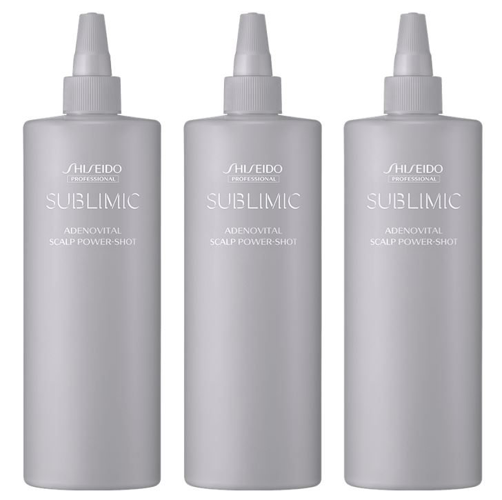 【 正規品 】 サブリミック アデノバイタル スカルプ パワーショット 480ml リフィル （詰替用） 【３個】 ボリュームやハリやコシのない髪用