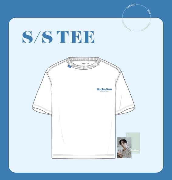 【NUEST BAEKHO】 S/S Tee (SIZE S/M/L/XL)
