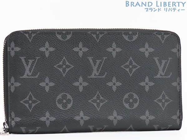 超美品ルイヴィトンモノグラムエクリプスジッピーオーガナイザーNMラウンドファスナー長財布ブラックM82081