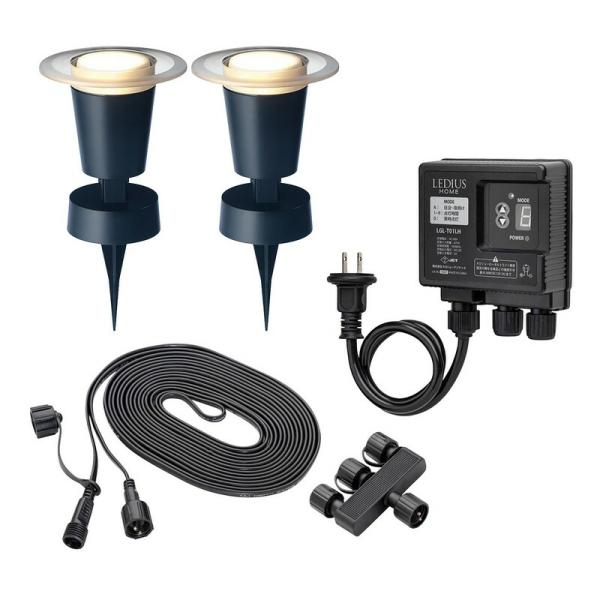 タカショー 地のひかり 基本セット LGL－LH03P 園芸用品 家庭園芸 ガーデンライト