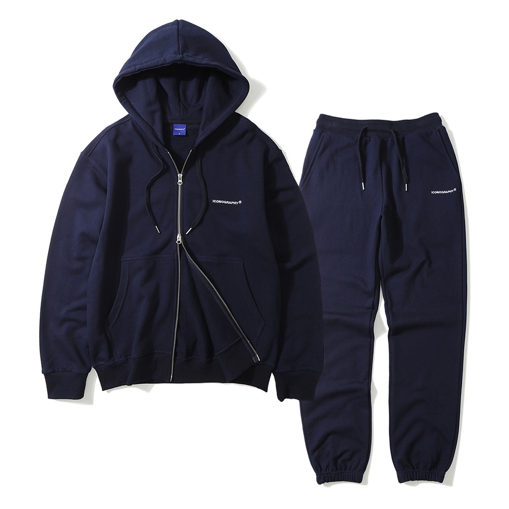 [SET] Hoodie 2way Zip-up & Training jogger NA