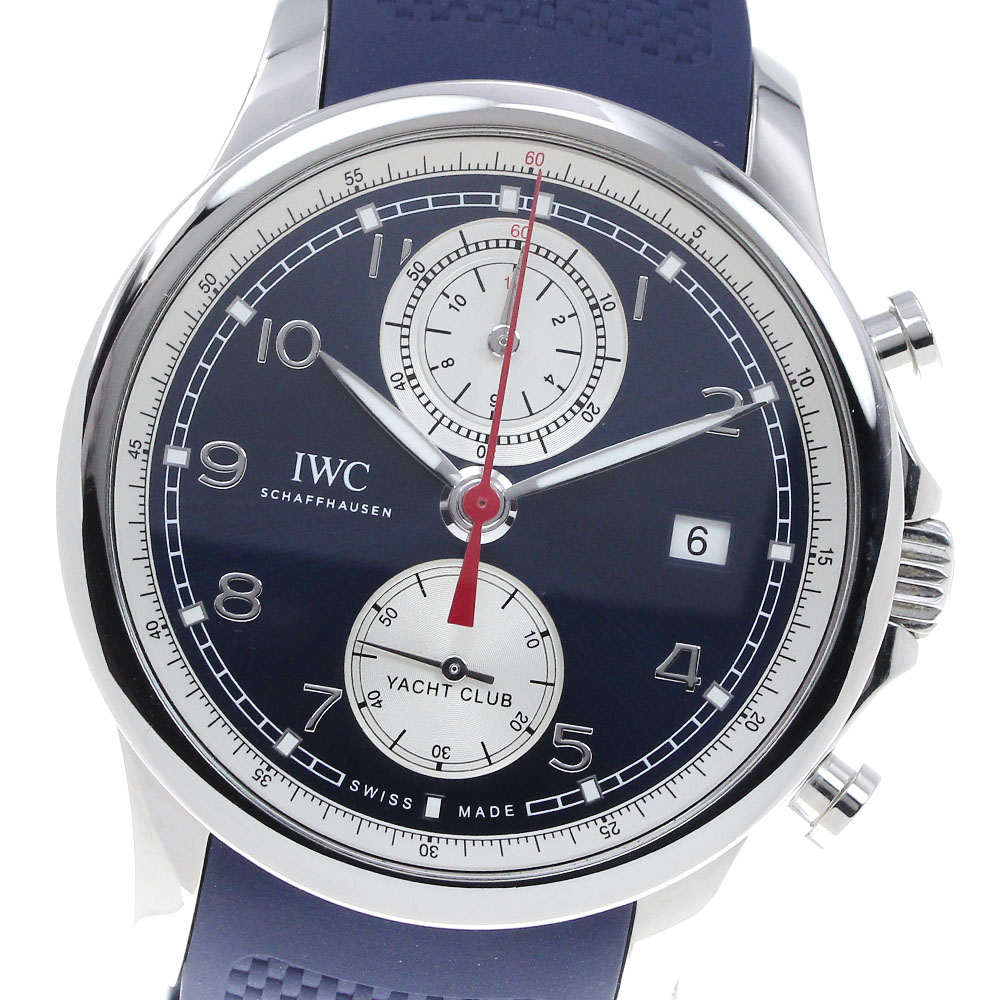 IWC IWC SCHAFFHAUSEN IW390507 ポルトギーゼ ヨットクラブ クロノグラフ 自動巻き メンズ 美品 保証書付き_832028【中古】 436,920円