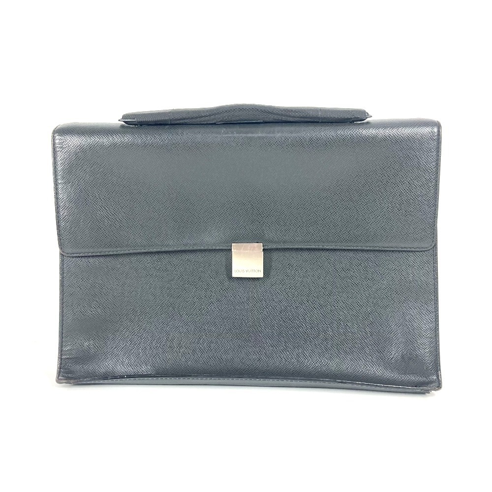 ビジネスバッグ M30772 アンガラ タイガ 書類バッグ トートバッグ カバン ブリーフケース ハンドバッグ タイガレザー アルドワーズ ブラック