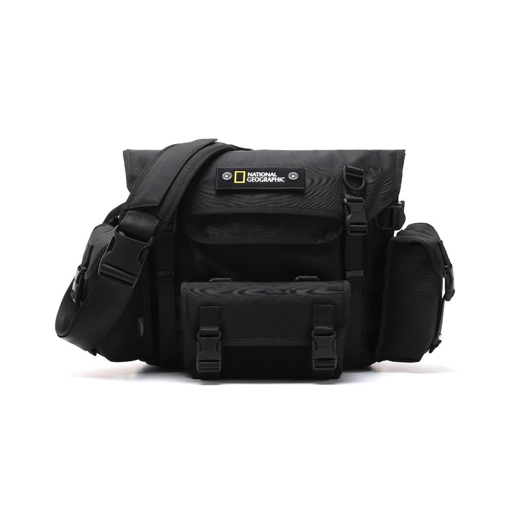 ナショナルジオグラフィック 5/2 配送   (返品無料) N223ACR590 フィールドメッセンジャーバッグブラック