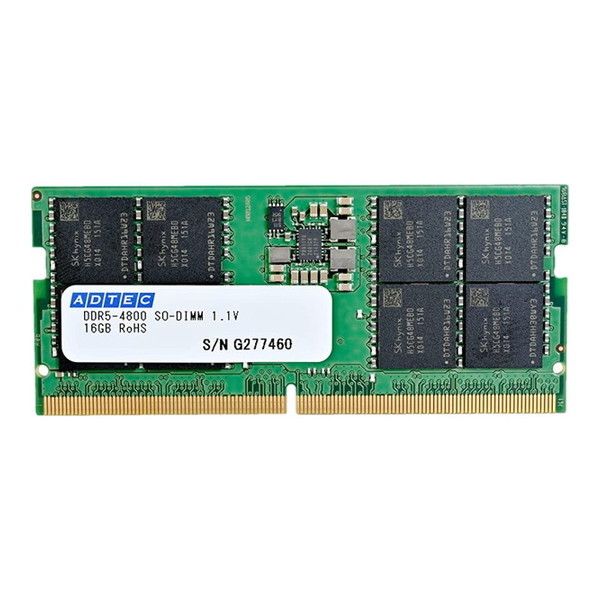 ADS4800N-H16G [メモリ (DDR5-4800 SODIMM 16GB)]