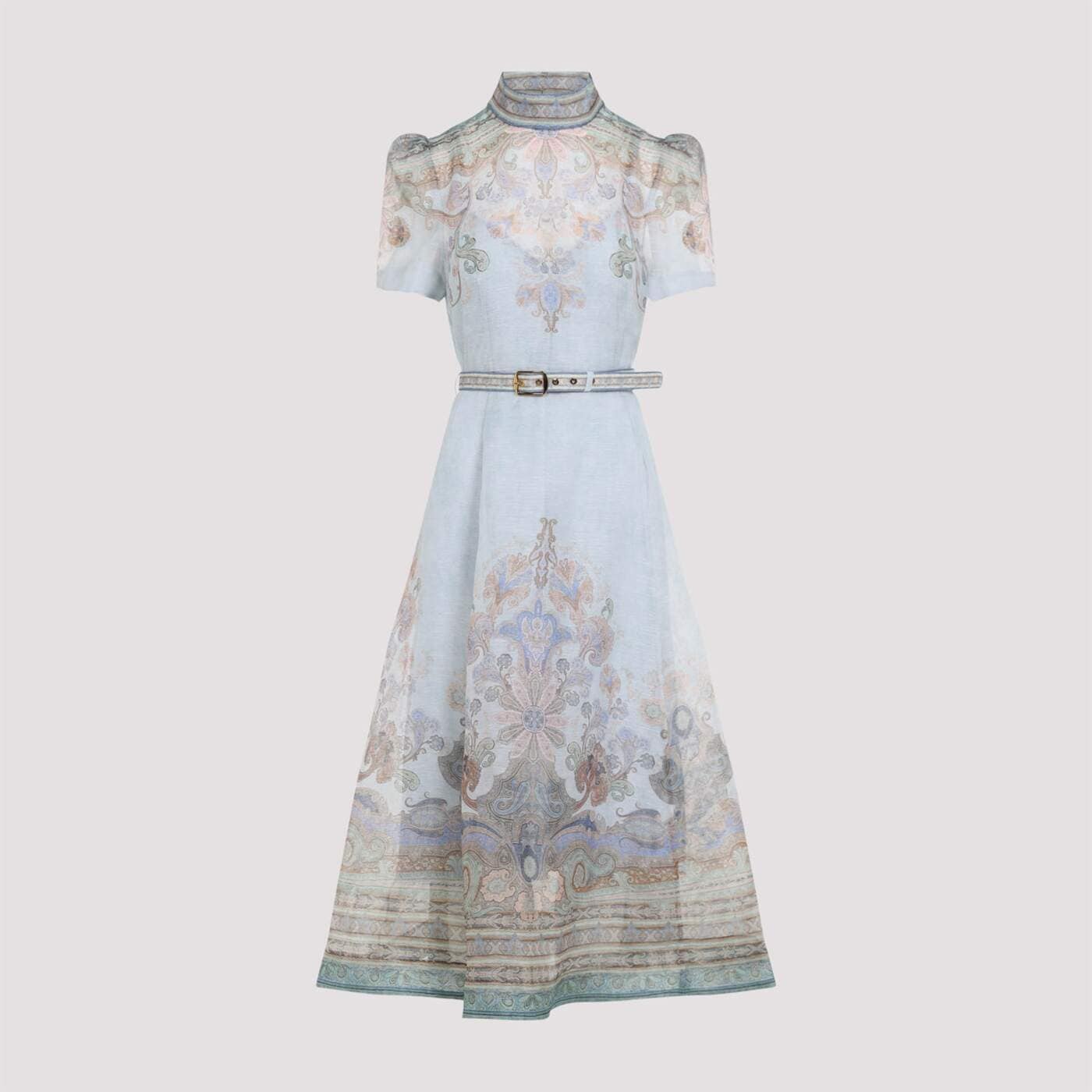 8076DF242 BLUE PAISLEY 春夏2025 ドレス レディース ia