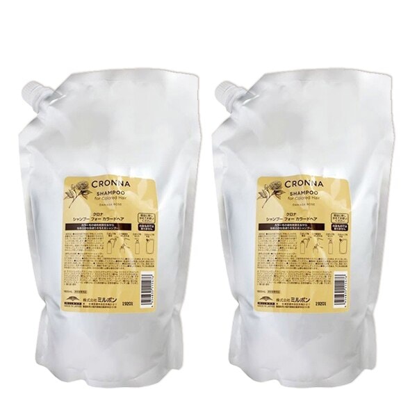 クロナ シャンプー フォー カラードヘア 1800mL 詰め替え 2個 セット