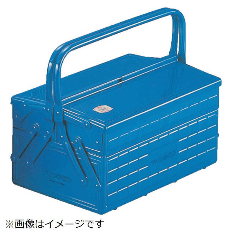 トラスコ中山　3段式工具箱 352X220X343 ブルー　GT350B