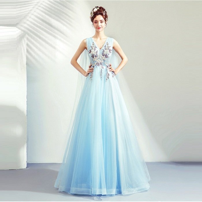 カラードレス パーティードレス 演奏会用ドレス ロングドレス ウェディングドレス 発表会 結婚式 ピアノ 二次会 ドレス 前撮り 結婚式 花嫁 大きいサイズ 安い 8,662円