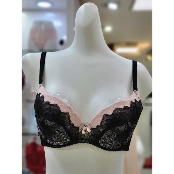 シューセーブゾーン08 シューフローラルトゥートンレースモールドブラ YBR2852(BK) (42877849)