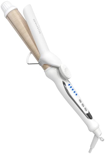 BAYATA コテ 32MM ヘアアイロン カールアイロン シルクプロコテ【瞬間水分蒸発しない・140℃220℃・マイナスイオン・海外対応】5段階温度調節 全髪質対応 急速立ち上がり 1時間自動オフ