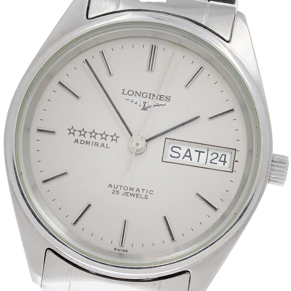 ロンジン LONGINES L7.634.4 アドミラル 5スター デイデイト 自動巻き メンズ _957222【中古】