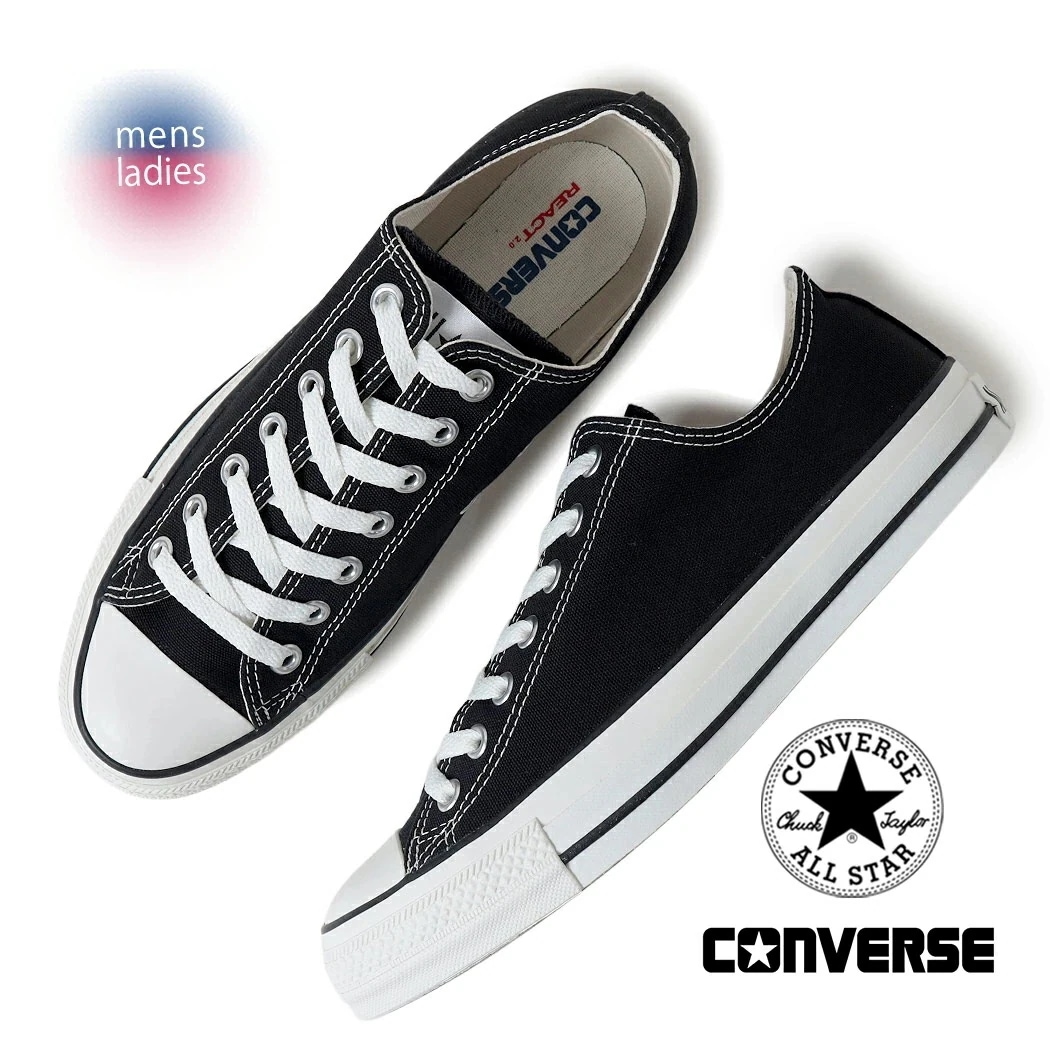 CONVERSE コンバース オールスター ロー スニーカー ALL STAR (R) OX BLACK/WHITE ( 黒 ブラック 白 ホワイト 国内正規品 メンズ レディース 31310690 7,188円