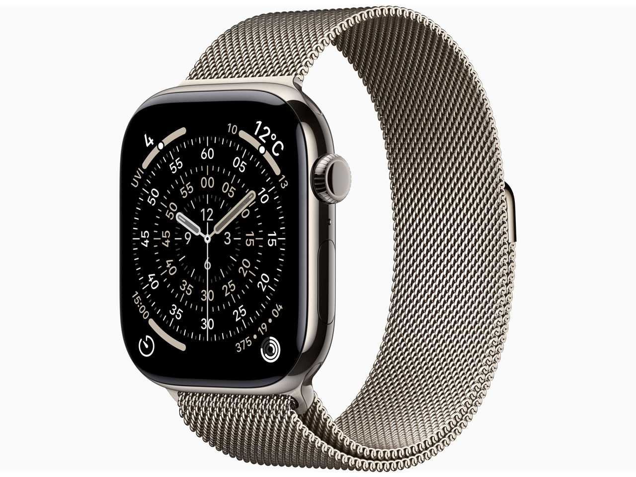 Apple Watch Series 11 GPS+Cellularモデル 46mm MFCY4J/A [ナチュラルチタニウムケース・ナチュラルミラネーゼループ S/M]