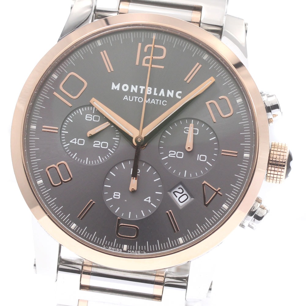 モンブラン MONTBLANC 7141 タイムウォーカー クロノグラフ 自動巻き メンズ _872780【中古】