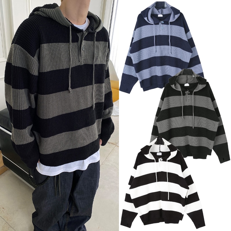 HOLY No.9228 stripe over hood KNIT 3色 人気商品 正規品 男女兼用 7,718円