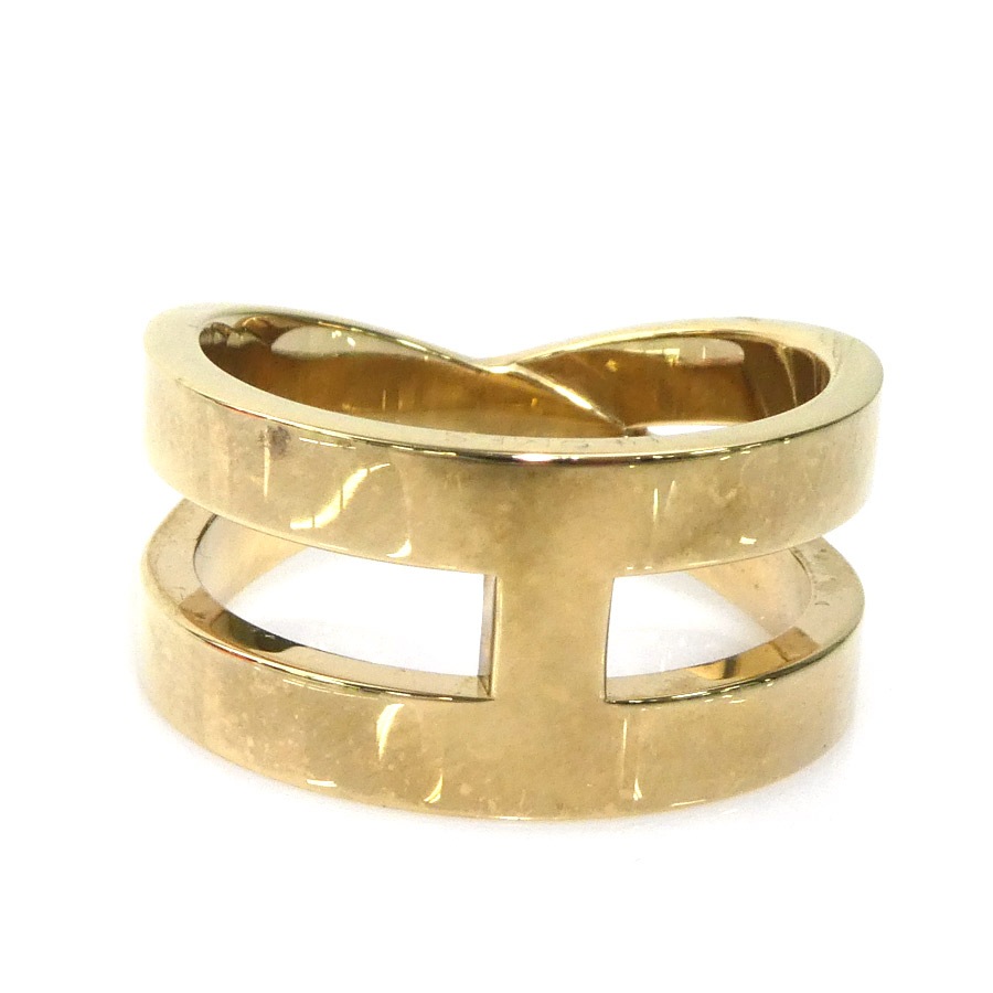 エルメス HERMES スカーフリング メタル ゴールド レディース e60505a