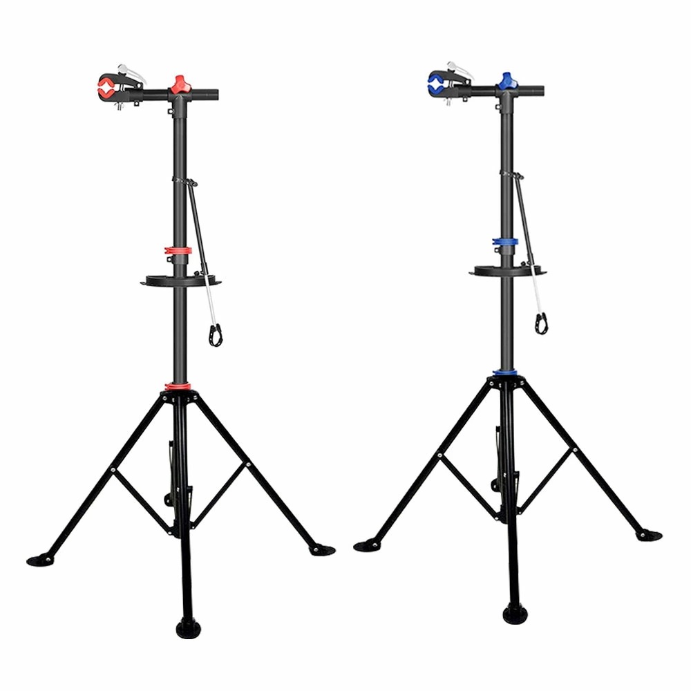 New type追加！自転車メンテナンススタンド ワークスタンド クイックレバー 自転車 お手入れ 修理 折りたたみ式 スチール製 高さ調節 角度調節 コンパクト 自転車用ディスプレイスタンド HS