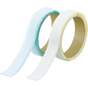 (まとめ) TRUSCO マジックテープセット 弱粘着 20mm×1m 白 TPD-20MTS-W 1セット (×3セット) 4,500円
