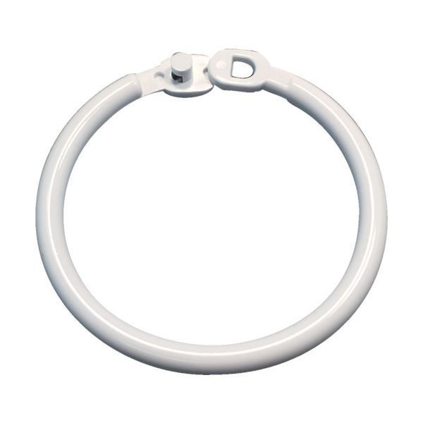 (まとめ) TRUSCO 樹脂製カードリング5.0mm×Φ50mm TKRJ-50 1パック(10個) (×10セット)