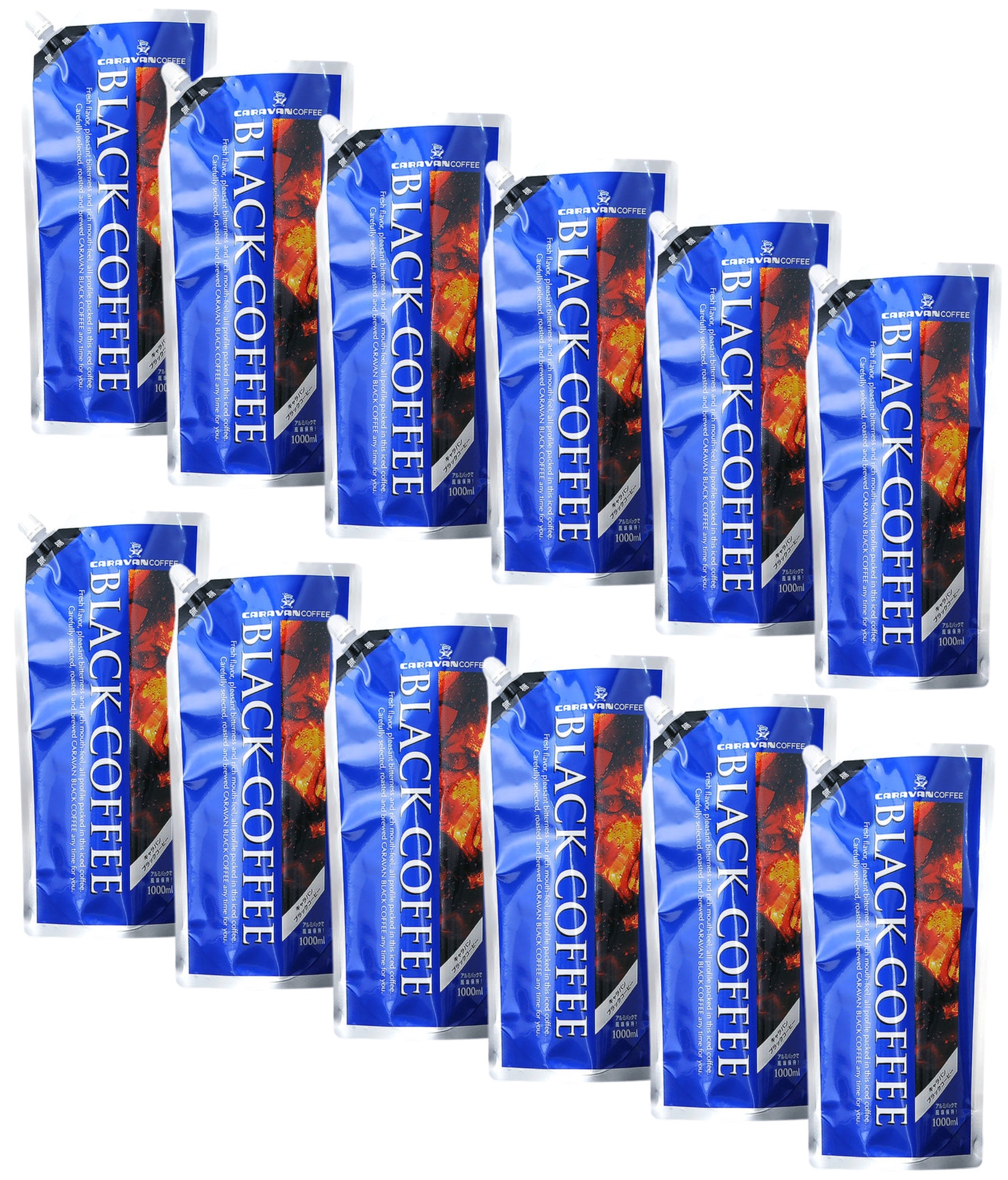 CARAVAN COFFEE BLACK COFFEE 1000ml×12本 CARAVAN BLACK COFFEE 無糖 1000ml×12本 - メルカリ