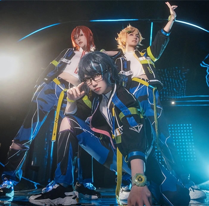 あんさんぶるスターズ 多面体のトライライツ 青葉つむぎ 逆先夏目 春川宙 コスプレ衣装 コスチューム 仮装