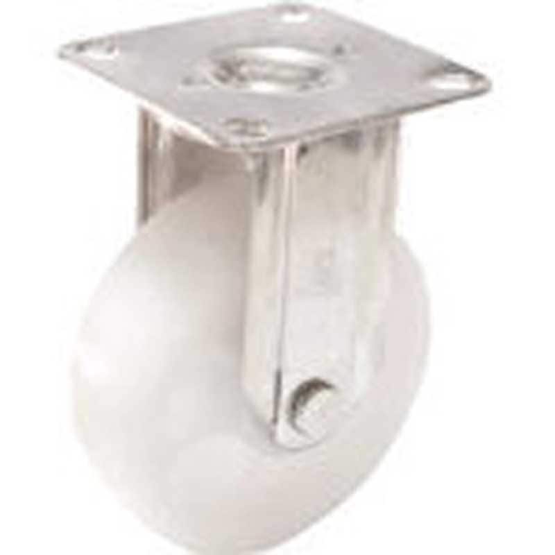 ユーエイキャスター　ステンレスキャスター固定車 130径ナイロン車輪　SUSNK130