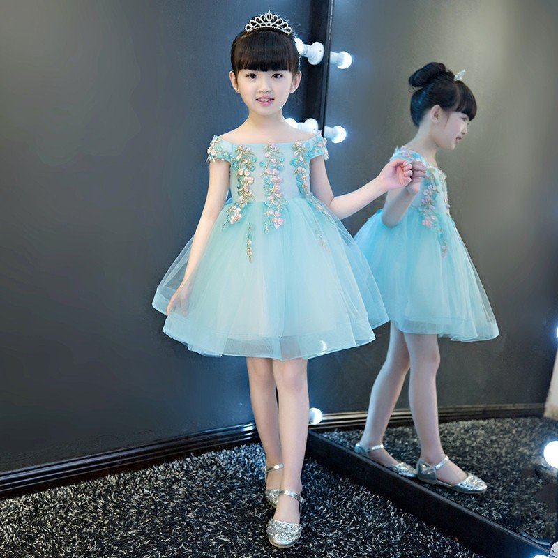 子供ドレス フォーマル キッズ 女の子 ジュニア ワンピース 結婚式 ピアノ発表会 七五三 フラワー