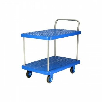 静音台車　テーブル2段式　最大積載量300kg　PLA300-T2
