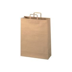 （業務用2セット）ジョインテックス 手提袋 平紐 茶 特大 50枚 B294J-B