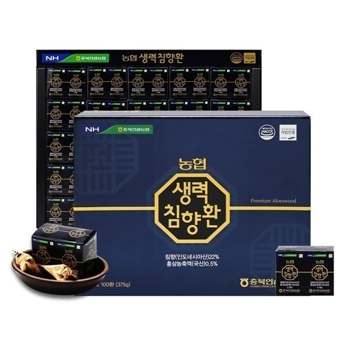 [忠北人参農協] 生力沈香団 3.75g x 100ピル