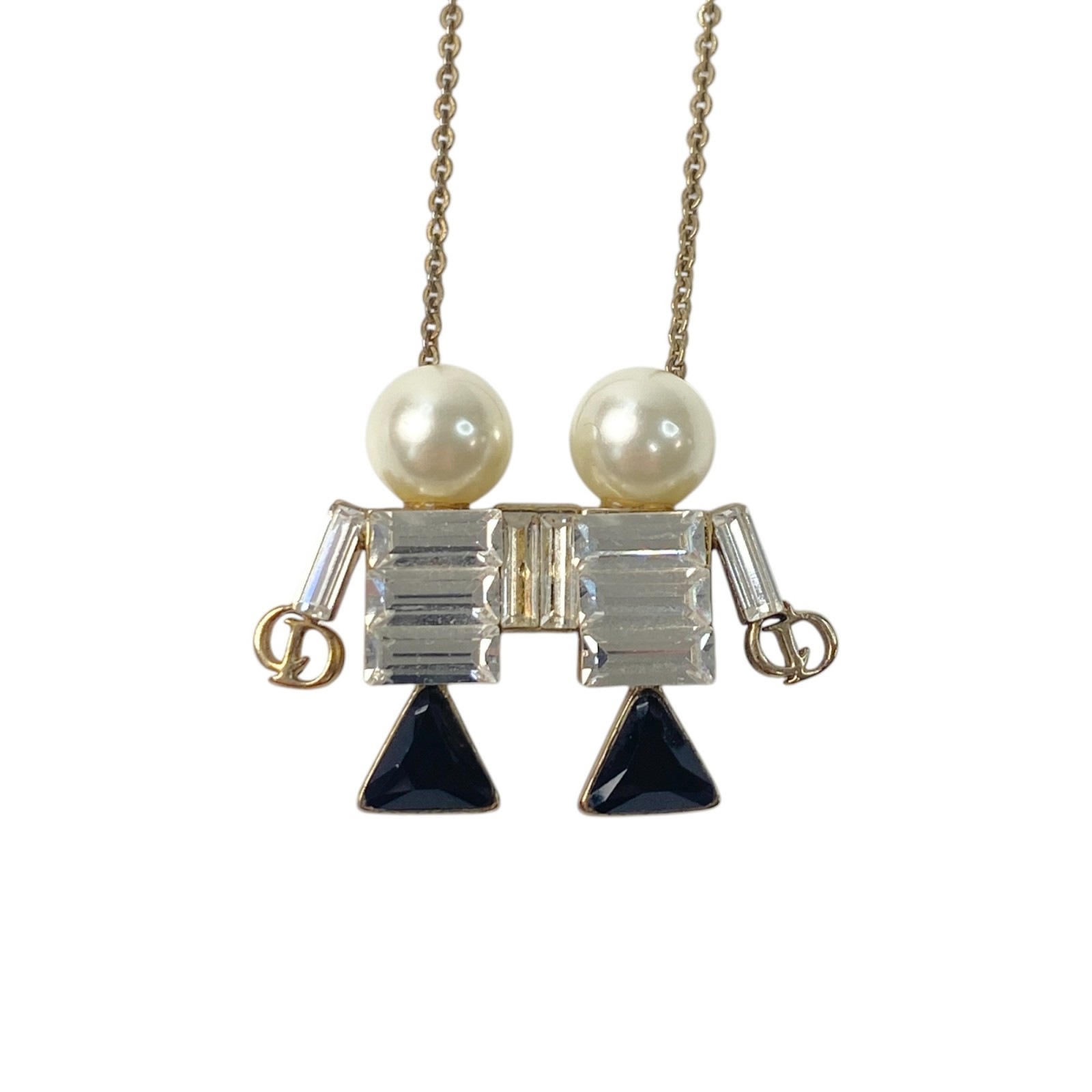 ディオール TELL ME DIOR レディース 双子座 ネックレス フェイクパール