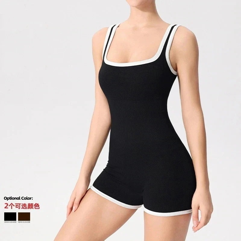 おしゃれヨガウェア連体ヨガ服女性フィットネス連体衣ダンス運動コルセット胸当てレディース背かわいいタンクトップ速乾スポーツTシャツ