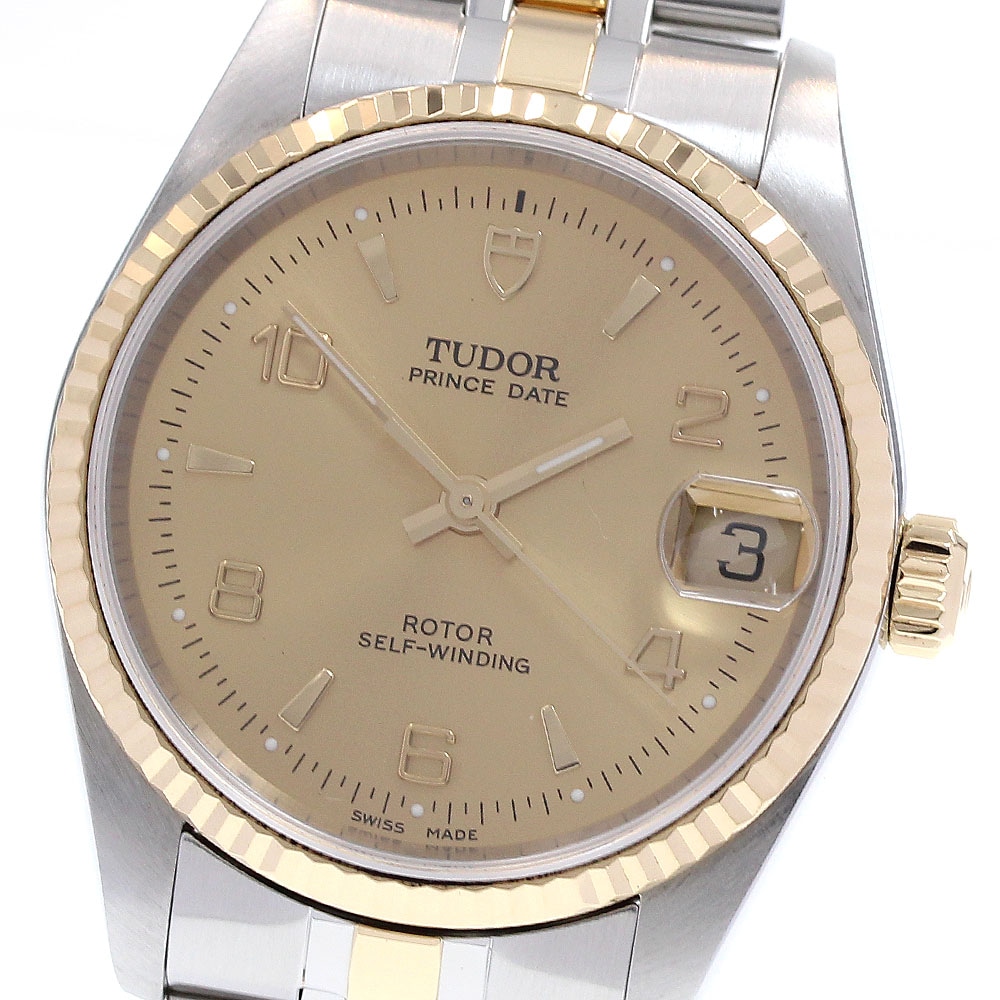 チュードル TUDOR 72033 プリンスデイト デイト cal.2824-2 自動巻き ボーイズ 良品 _834352【中古】
