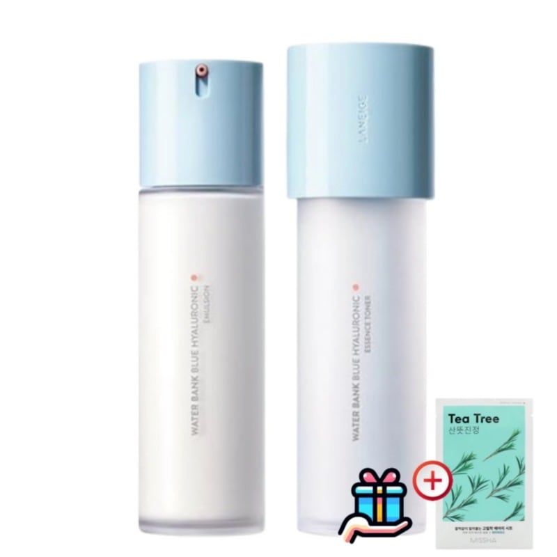 (正規品) ウォーターバンクブルーヒアルロニック2ステップエッセンシャル中建性用基礎2種