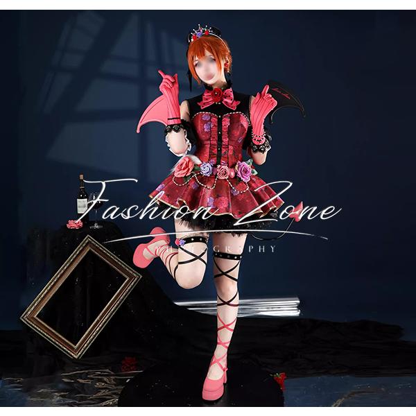 LoveLive ラブライブ 風 高坂穂乃果 小悪魔覚醒 コスプレ衣装 ウィッグ 靴 cosplay ハロウィン 演出服 変装