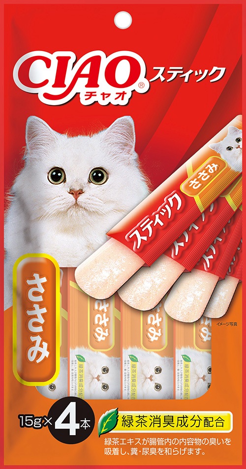 （まとめ買い）スティック ささみ 15gx4本 [x24]